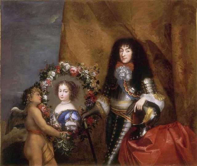 Portrait of Marie-Louise d'Orleans, attributed to Pierre Mignard