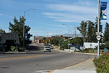 North on S-486 in Columbia Falls, August 2013 Montana Secondary Highway 486 in Columbia Falls, MT.jpg