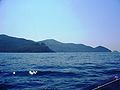Monte Argentario from the sea