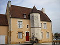 English: "Maison du Doyen de Toussaint", in Mortagne-au-Perche, Orne, France. Français : La "Maison du Doyen de Toussaint", à Mortagne-au-Perche, Orne, France.