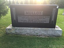 Grave of Col. Mulloy Mulloy Grave Iroquois.jpg