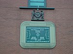 Một tấm bảng kỷ niệm thảm hoạ không khí Munich tại Old Trafford