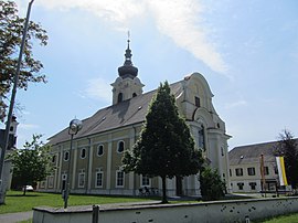 Mureck Kath. Pfarrkirche, hl. Bartholomäus.JPG