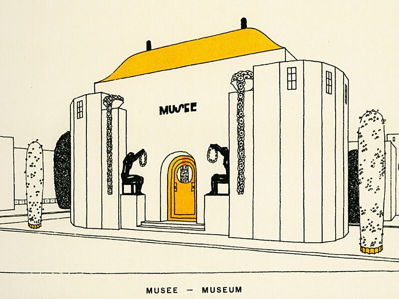 File:Museum, part of a series of sketches known as Une cité moderne, by Robert Mallet-Stevens, 1922.jpg