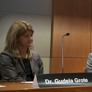 <span class="mw-page-title-main">Gudela Grote</span> German Psychologist and academic