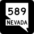 State Route 589 маркер