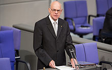 Norbert Lammert in the German Bundestag, 2014 Norbert Lammert (Tobias Koch).jpg