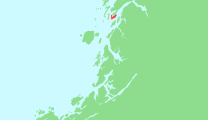 Location of the island