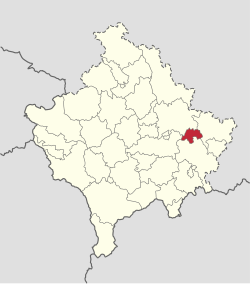 Location of the municipality of Novo Brdo