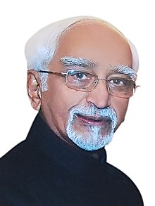 Official portrait of Shri Mohammed Hamid Ansari, The Vice President of India, 2014.jpg