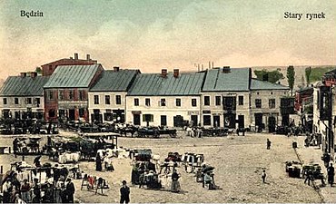 La place du Vieux Marché (Rynek) en 1915