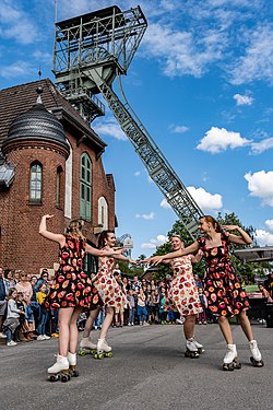 Showskating at "ONCE UPON a TIME 2022" Festival at Zeche Zollern, Dortmund