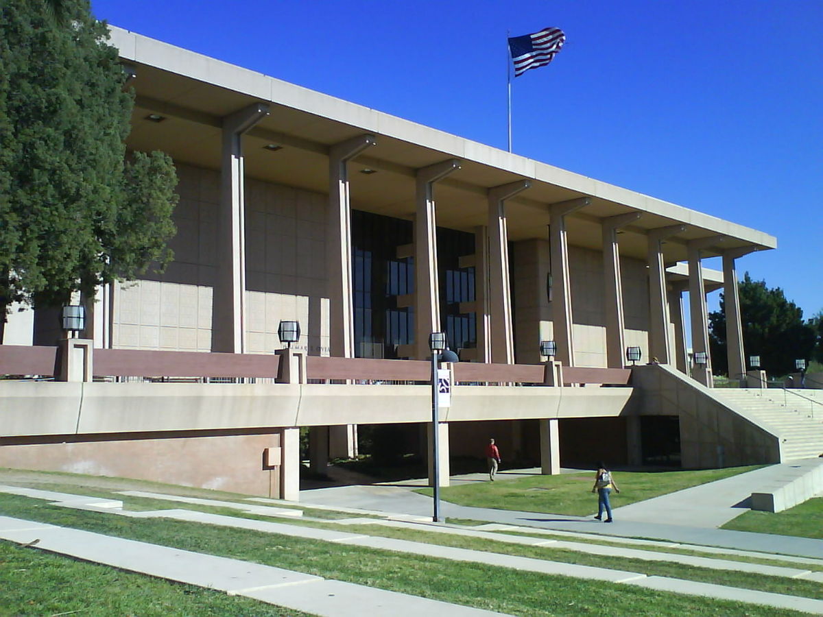 Sky High, This is the Oviatt Library at Cal-State Universit…