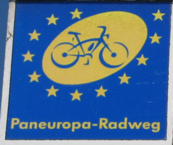 Logo Paneuroparadweg sign