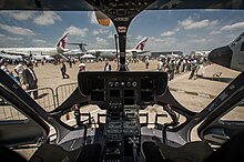 UH-72A Lakota at the 2015 Paris Air Show (cockpit) Paris Air Show 2015 150617-F-RN211-044 (18727838779).jpg