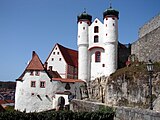 Burg Parsberg über der Stadt