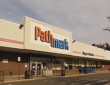 In 2007, A&P acquired the 141-store Pathmark chain, and continued to operate most of them as such until 2015. Pathmark Supermarket.jpg