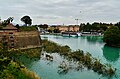 Peschiera del Garda Forte San Marco Blick auf den Mincio 2.jpg