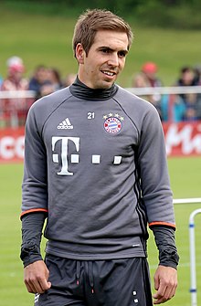 Lahm treenimas Müncheni Bayerniga 2017. aastal