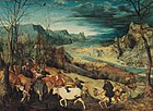 The Return of the Herd {1565} OCt-Nov, oil on oak panel, व्हियेना