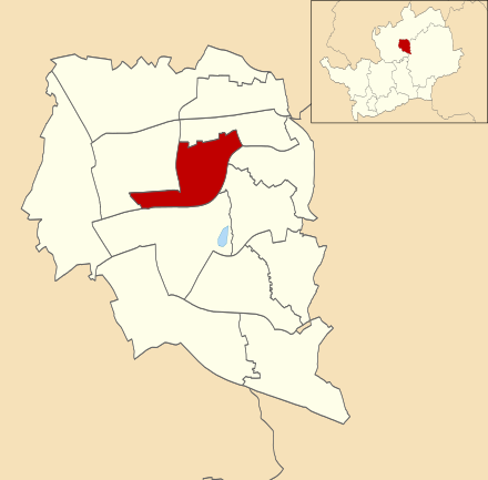 Location of Pin Green ward
