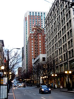 Pine Street East–west street in Seattle, Washington, U.S.