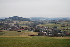 Počepice. Okres Příbram. Pohled na obec z hory Radešín. (27).jpg