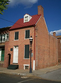 Edgar Allan Poe House and Museum historical house in Baltimore, Maryland, USA