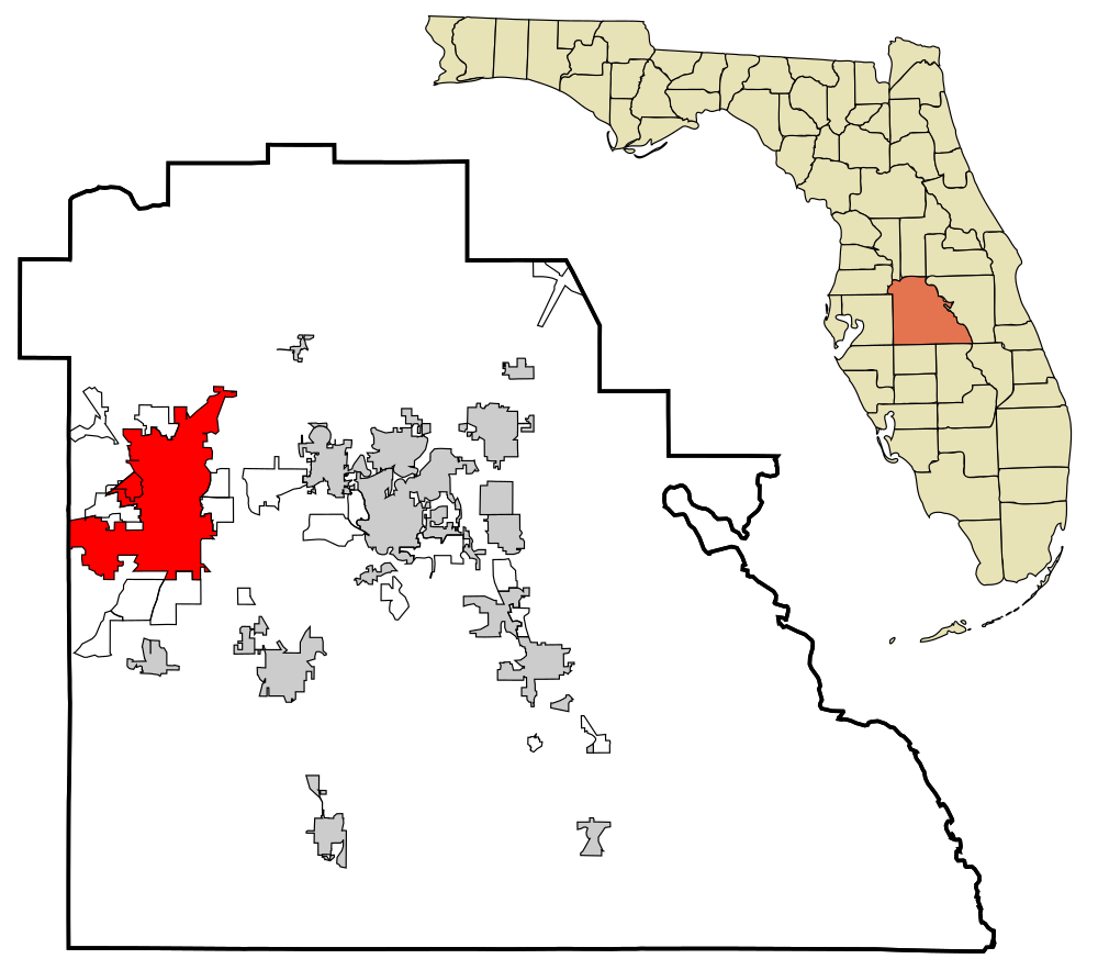 The population density of Lakeland in Florida is 518.96 people per square kilometer (1344.05 / sq mi)