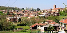 Vista de Pomaro Monferrato, una de las localidades de la alta ribera derecha.