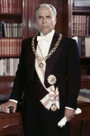 Portrett av president Habib Bourguiba