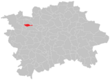 Locatie van Veleslavín in Praag