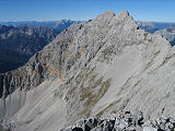 Die Praxmarerkarspitze (2642 m) von der Kaskarspitze