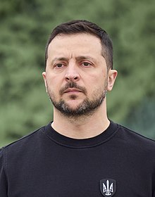 President Volodymyr Zelenskyy took part in the festivities marking the 9th anniversary of the National Guard of Ukraine. (52772867064) (cropped).jpg