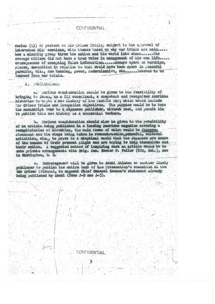 Proposed War Guilt Information Program Third Phase 3 March 1948