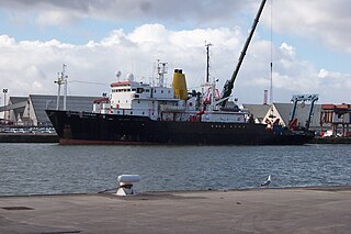 RRS <i>Charles Darwin</i> A Royal Research Ship belonging to the British Natural Environment Research Council. Since 2006, she has been the geophysical survey vessel, RV Ocean Researcher,