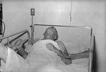 Seorang pasien dengan rabies.
