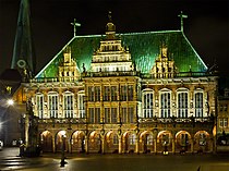 Markplein (Marktplatz) en stadsaal