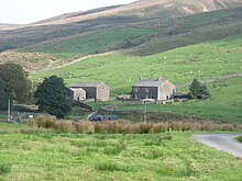 Ravenseat Farm in Swaledale, home of Amanda Owen and family Ravenseat Farm, North Yorkshire.jpg