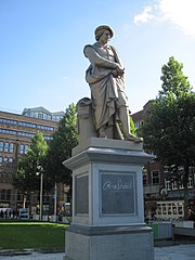 Rembrandt monument on Rembrandtplein