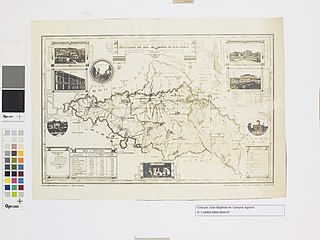 Reprodução de Mapa: Municipio de S. João DEl-Rey (Heberle, Affonso de Guayra)