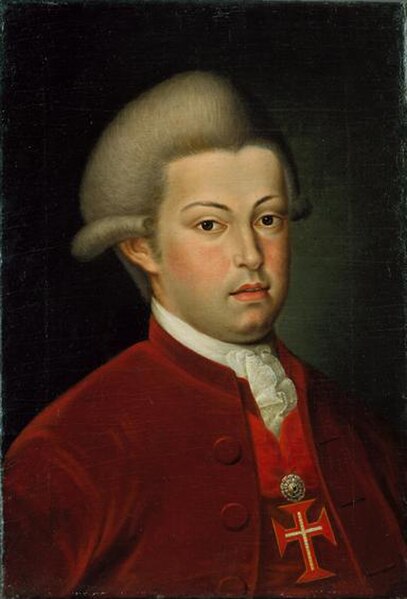 Portrait of John as Prince of Brazil by Giuseppe Troni, c. 1788