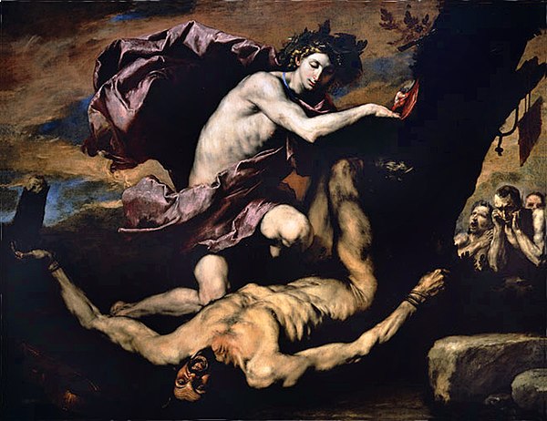 Apollo and Marsyas, 1637, 182 x 232 cm., National Museum of San Martino