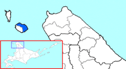 利尻富士町位置图