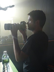 Rob Sheridan on the set of Nine Inch Nails' "Wave Goodbye", August 26, 2009 Rob Sheridan.jpg