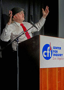 Robert Sheaffer presenting at the IIG awards 2012