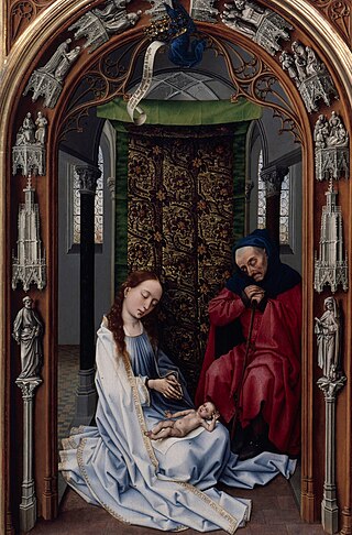 <i>Miraflores Altarpiece</i> c. 1442 painting by Rogier van der Weyden