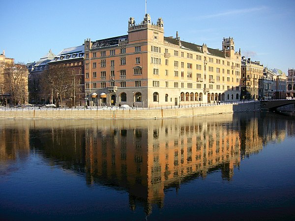 Rosenbad, in central Stockholm, has been the seat of the Government since 1981