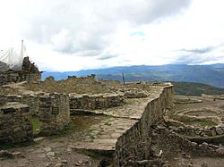 Ruševine u Kuelapu u okrugu Santo Tomás