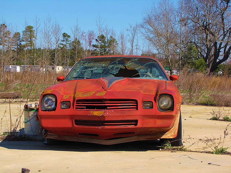 File:Rusty Camaro Z28 Front.jpg